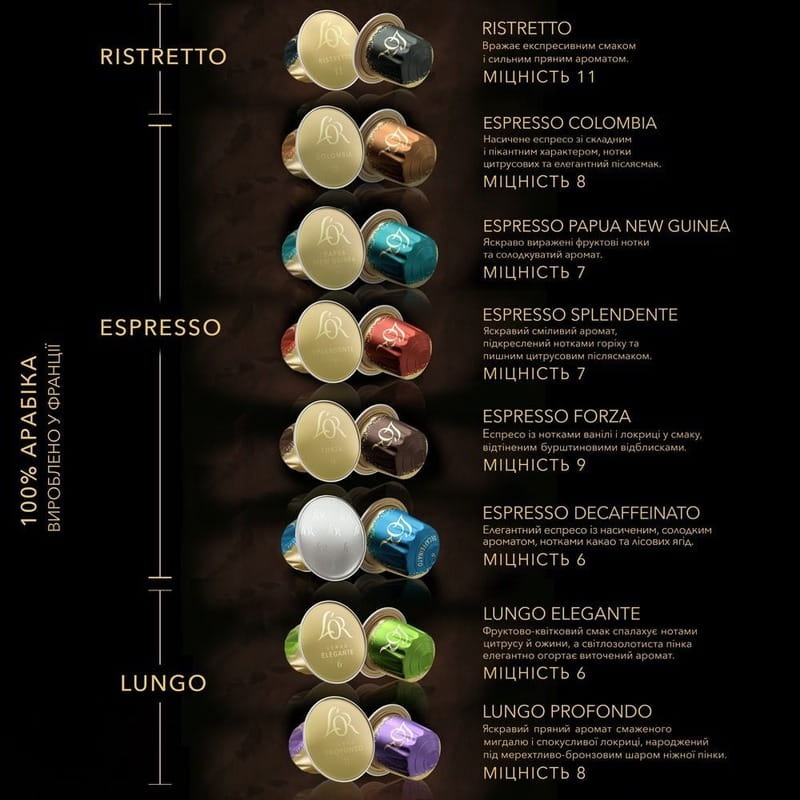 Кава в капсулах L`OR Espresso Decaffeinato 10 шт