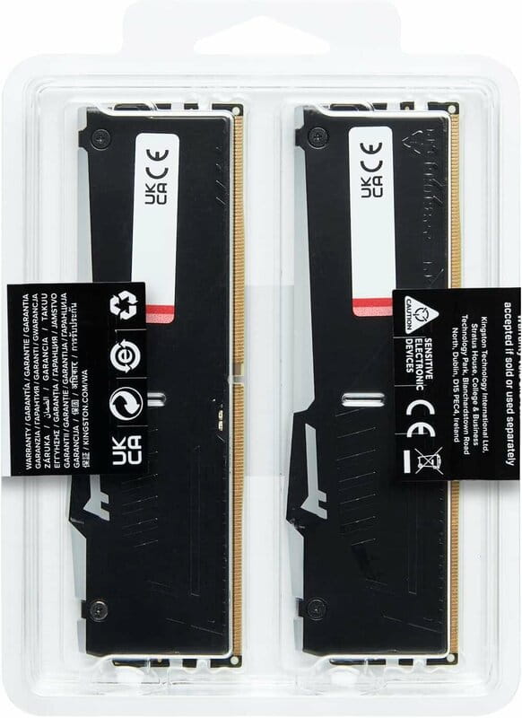 Модуль пам`яті DDR5 2x32GB/5600 Kingston Fury Beast RGB Black (KF556C36BBE2AK2-64)