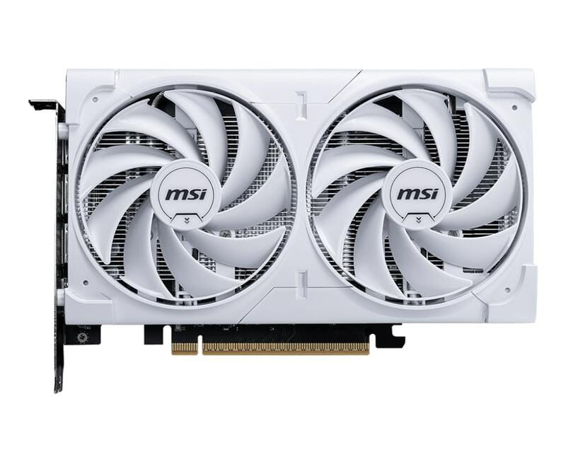 Відеокарта GF RTX 5060 8GB GDDR7 Ventus 2X OC White MSI (GeForce RTX 5060 8G VENTUS 2X OC WHITE)