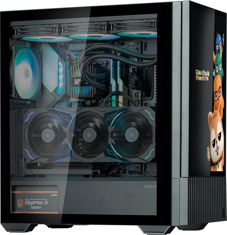 Корпус Zalman Z10 DS Black без БЖ