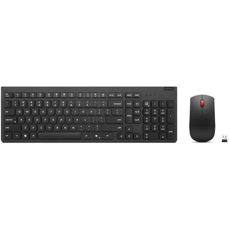 Комплект (клавіатура, миша) бездротовий Lenovo Essential Wireless Keyboard & Mouse Combo Gen2 Black (4X31N50709)