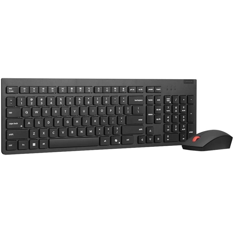 Комплект (клавіатура, миша) бездротовий Lenovo Essential Wireless Keyboard & Mouse Combo Gen2 Black (4X31N50709)