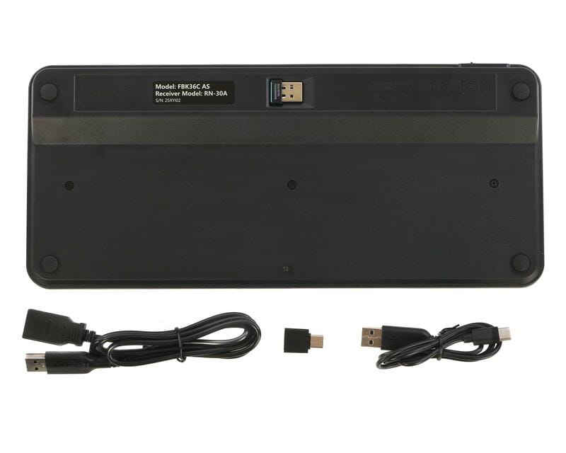 Клавіатура бездротова A4Tech FBK36C AS Black