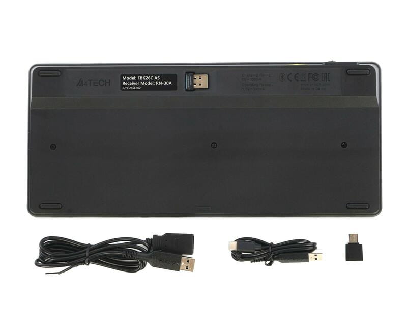 Клавиатура беспроводная A4Tech FBK26C AS Black