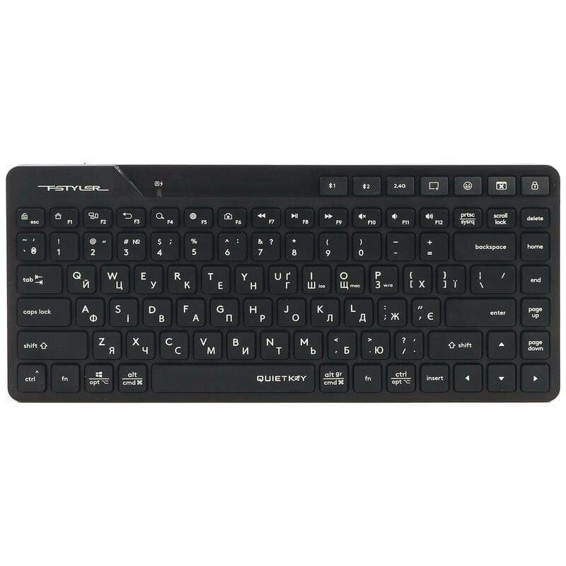 Клавиатура беспроводная A4Tech FBK26C AS Black