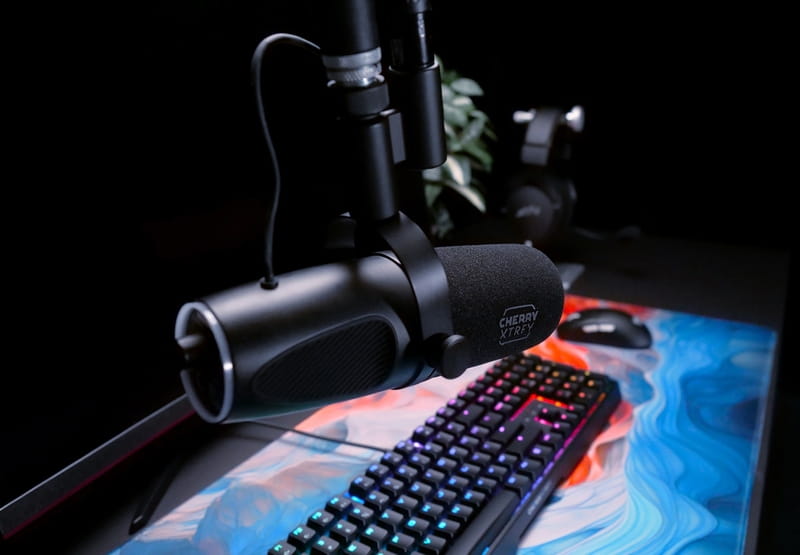 Микрофон Cherry Xtrfy Ngale-X Cardioid RGB Black (CX-NGALE-X-RGB-BLACK)