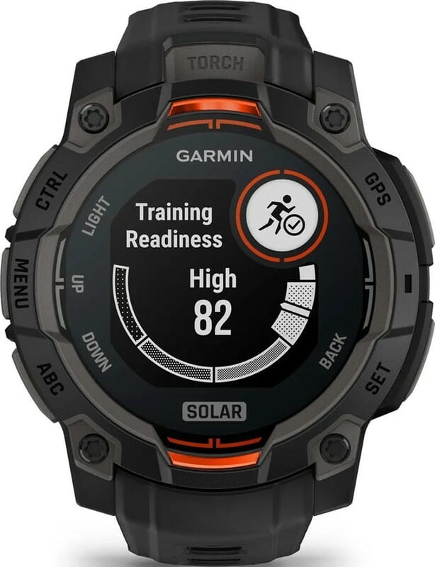Смарт-часы Garmin Instinct 3 45mm Solar Black with Black Silicone Band (010-02934-40)