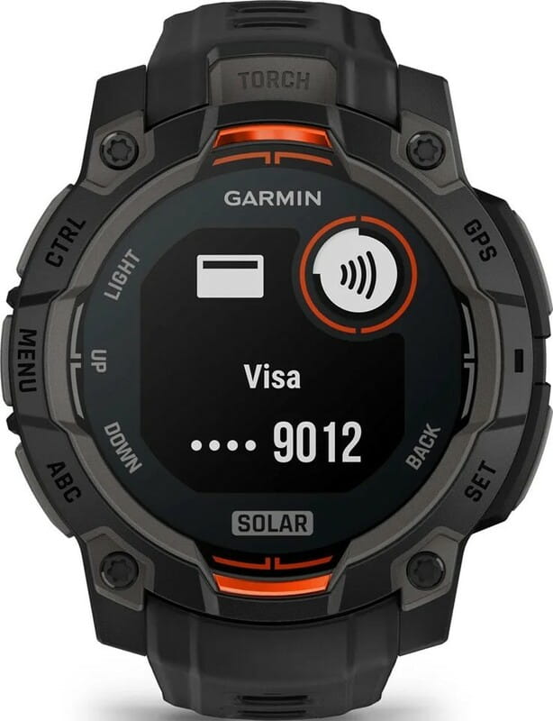Смарт-часы Garmin Instinct 3 45mm Solar Black with Black Silicone Band (010-02934-40)