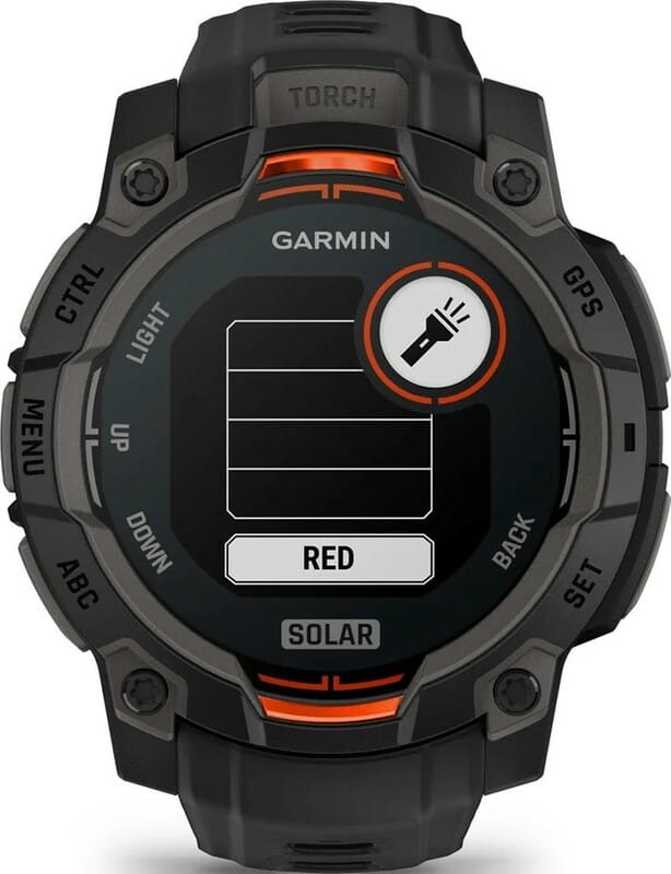 Смарт-часы Garmin Instinct 3 45mm Solar Black with Black Silicone Band (010-02934-40)