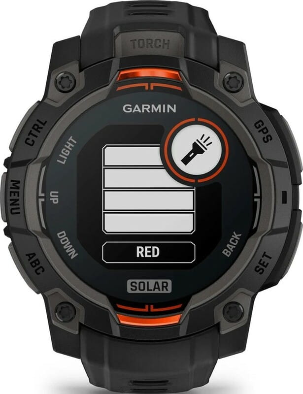 Смарт-часы Garmin Instinct 3 45mm Solar Black with Black Silicone Band (010-02934-40)