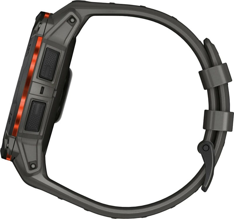 Смарт-годинник Garmin Instinct 3 50mm Solar Black with Charcoal Silicone Band (010-02935-40)