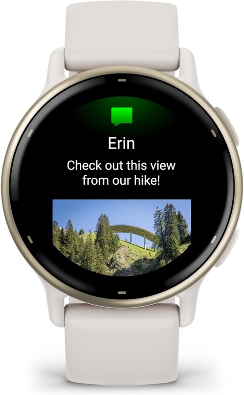 Смарт-годинник Garmin Vivoactive 5 Cream Gold Aluminum Bezel with Ivory Case and Silicone Band (010-02862-5B)