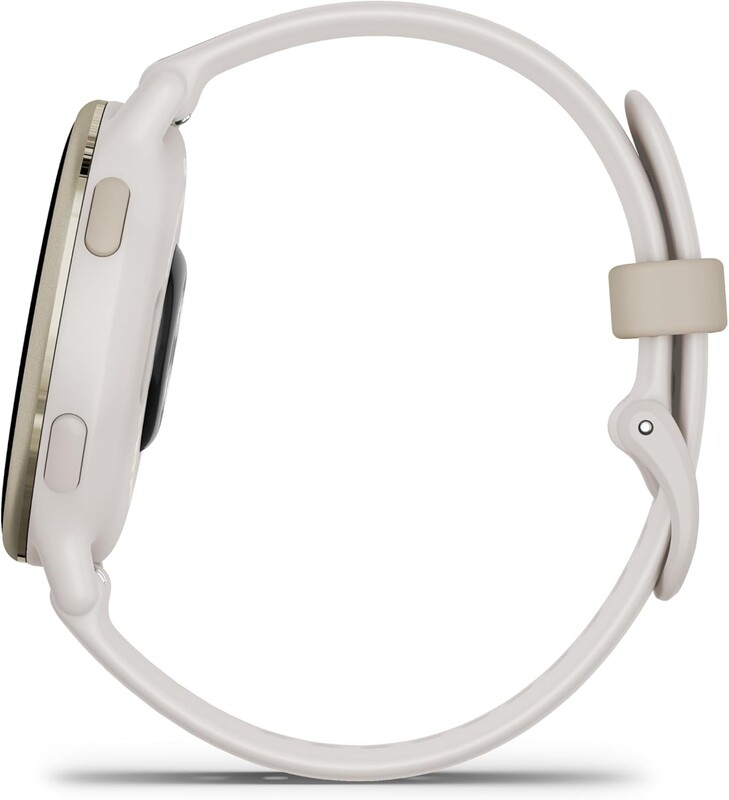 Смарт-годинник Garmin Vivoactive 5 Cream Gold Aluminum Bezel with Ivory Case and Silicone Band (010-02862-5B)