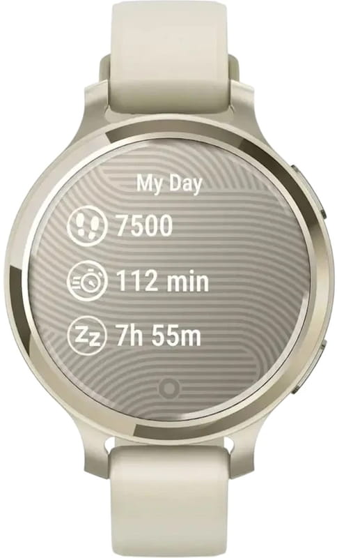 Смарт-годинник Garmin Lily 2 Active Lunar Gold with Bone Silicone Band (010-02891-50)