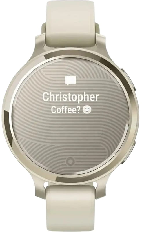 Смарт-годинник Garmin Lily 2 Active Lunar Gold with Bone Silicone Band (010-02891-50)