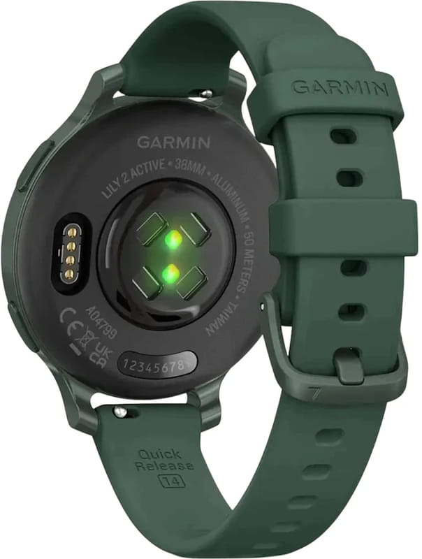 Смарт-годинник Garmin Lily 2 Active Jasper Green with Jasper Green Silicone Band (010-02891-52)
