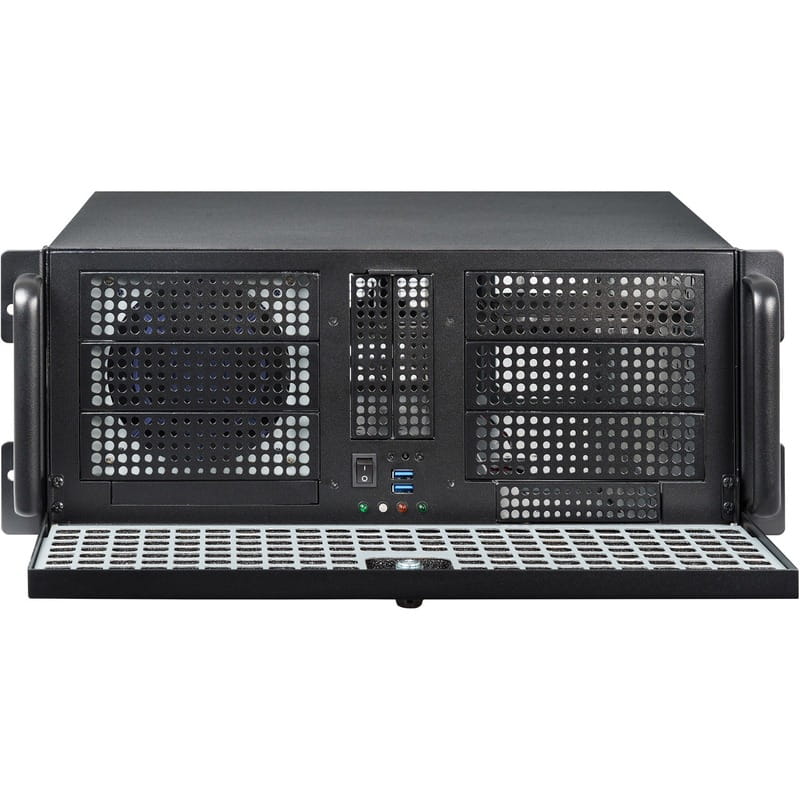 Корпус Chieftec UNC-411E-B-OP Black без БЖ