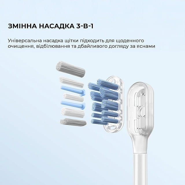 Зубна електрощітка Mova Fresh White (ATB13A-WH)