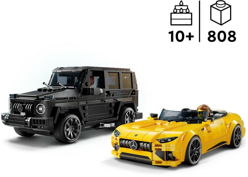 Конструктор LEGO Speed Champions Mercedes-AMG G 63 і Mercedes-AMG SL 63 (76924)