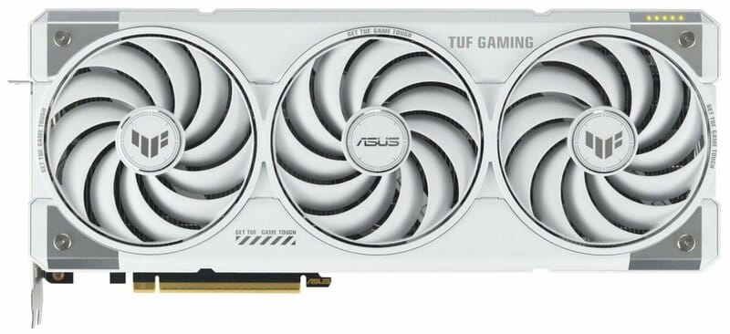 Відеокарта GF RTX 5070 Ti 16GB GDDR7 TUF Gaming OC White Asus (TUF-RTX5070TI-O16G-WHITE-GAMING)