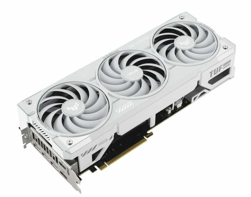 Відеокарта GF RTX 5070 Ti 16GB GDDR7 TUF Gaming OC White Asus (TUF-RTX5070TI-O16G-WHITE-GAMING)