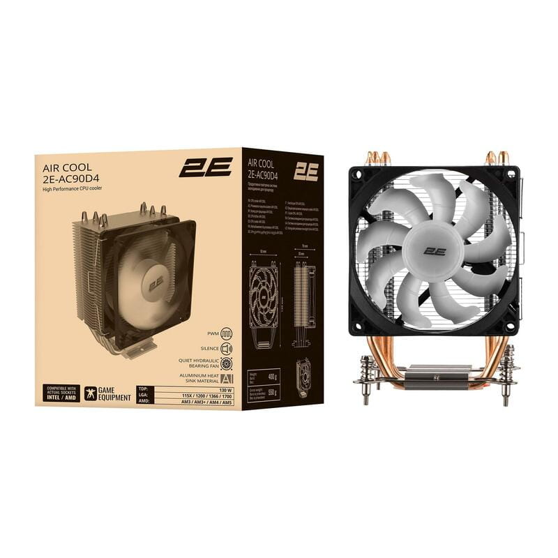 Кулер процессорный 2E Gaming Air Cool (2E-AC90D4)