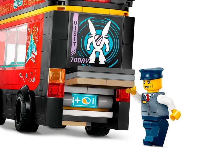 Конструктор LEGO City Червоний двоповерховий екскурсійний автобус (60407)