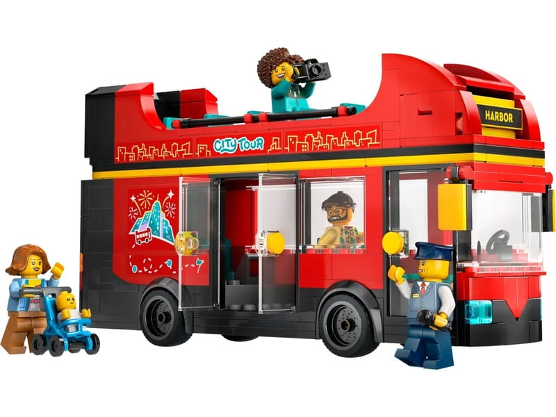 Конструктор LEGO City Червоний двоповерховий екскурсійний автобус (60407)
