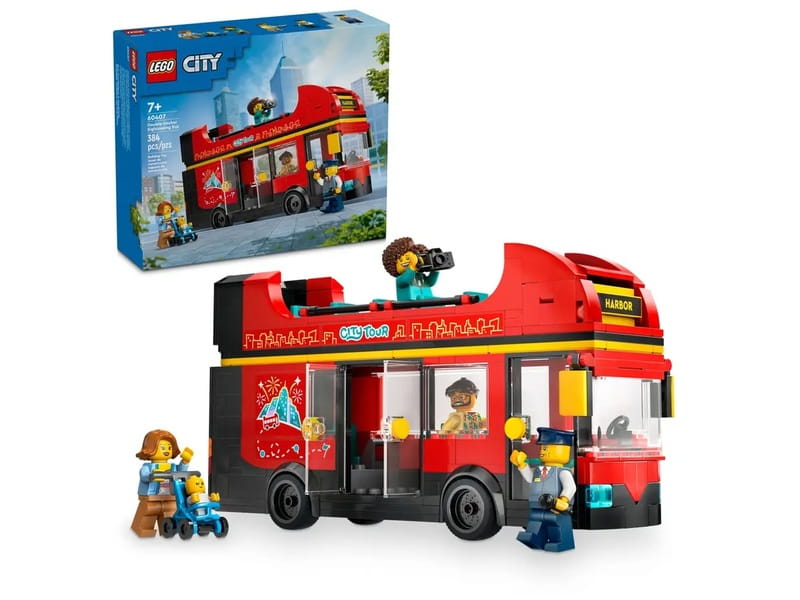 Конструктор LEGO City Червоний двоповерховий екскурсійний автобус (60407)