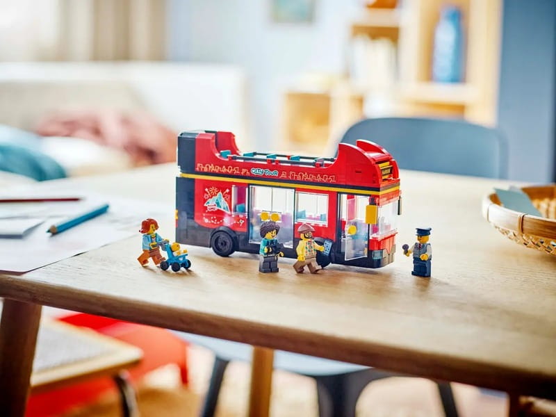 Конструктор LEGO City Червоний двоповерховий екскурсійний автобус (60407)