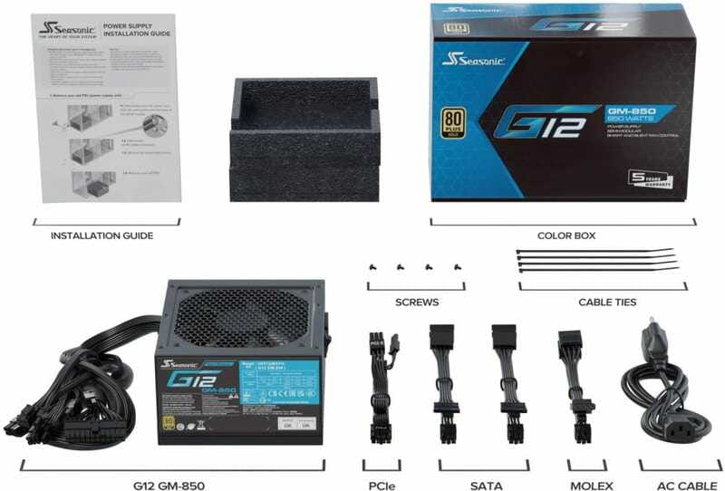 Блок живлення Seasonic G12 GM-850 Black 850W