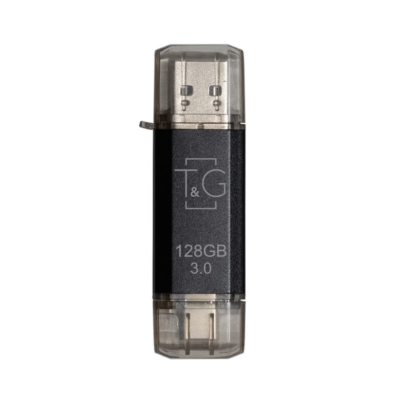 Флеш-накопитель USB 3.0 128GB Type-C T&G 009 Star Series Black (TG009TC-128GBK3)