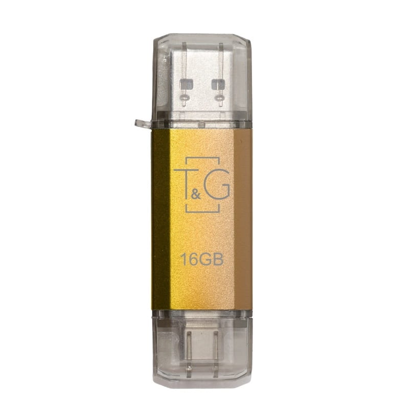 Флеш-накопичувач USB 16GB Type-C T&G 009 Star Series Gold (TG009TC-16GGD)