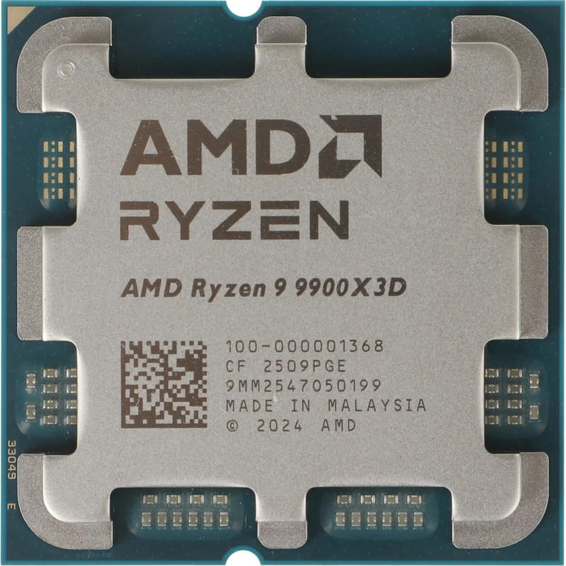 Процессор AMD Ryzen 9 9900X3D (4.4GHz 128MB 120W AM5) Tray (100-000001368)