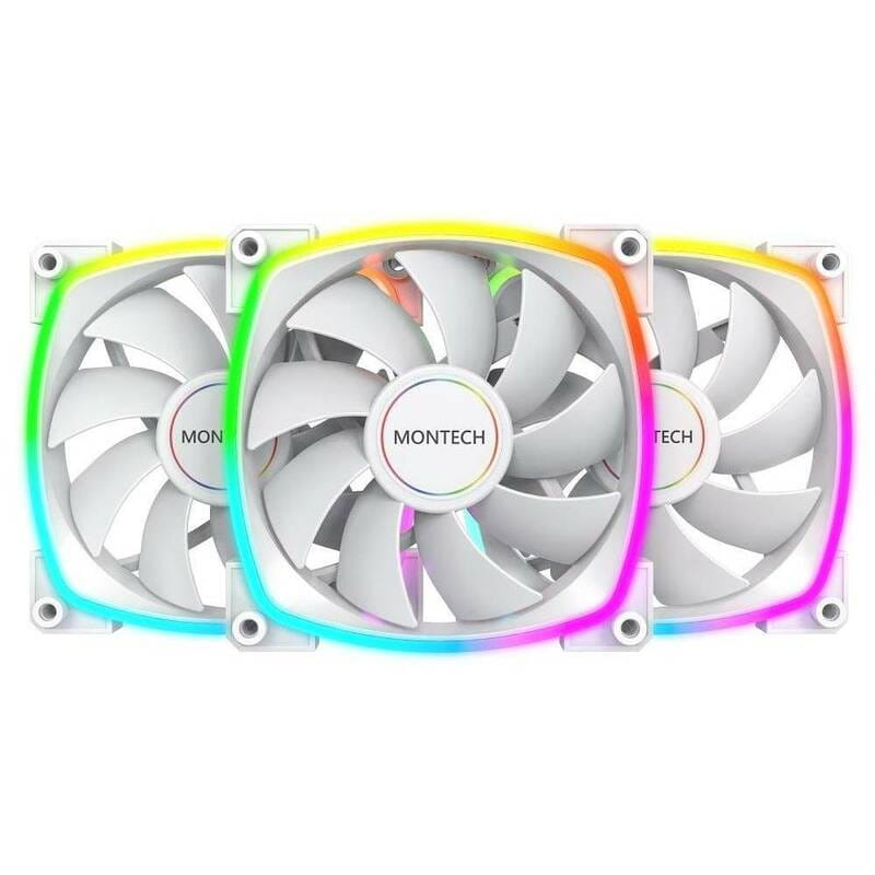 Вентилятор Montech AX120 (W3I1) PWM ARGB White