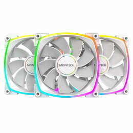 Вентилятор Montech RX120 PWM (W31) PWM ARGB White