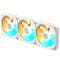 Фото - Вентилятор Gigabyte EZ Chain RVS Fan 120 Ice 3-Pack White (GP-GBT EZRVSFAN1203 ICE) | click.ua