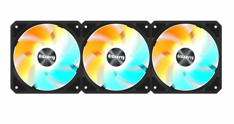 Вентилятор Gigabyte EZ Chain RVS Fan 120 3-Pack Black (GP-GBT EZRVSFAN1203)