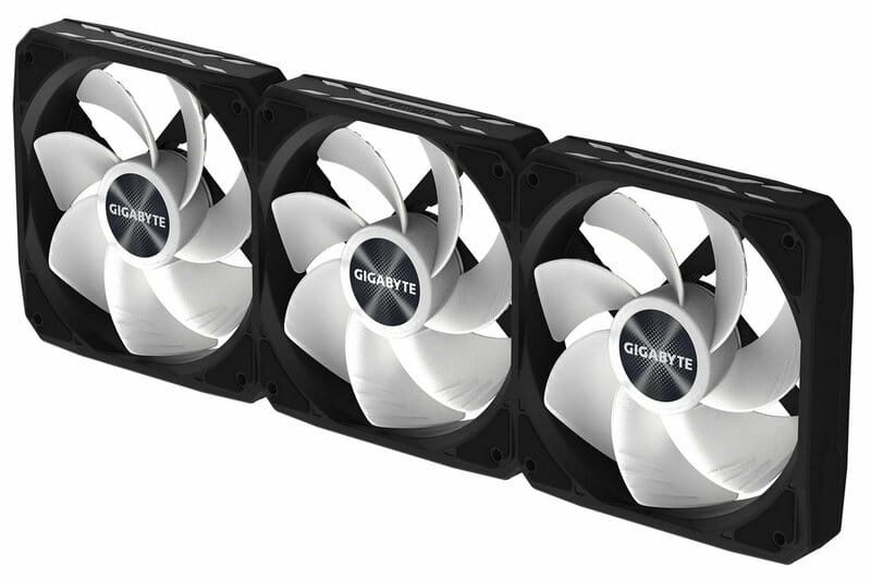 Вентилятор Gigabyte EZ Chain RVS Fan 120 3-Pack Black (GP-GBT EZRVSFAN1203)