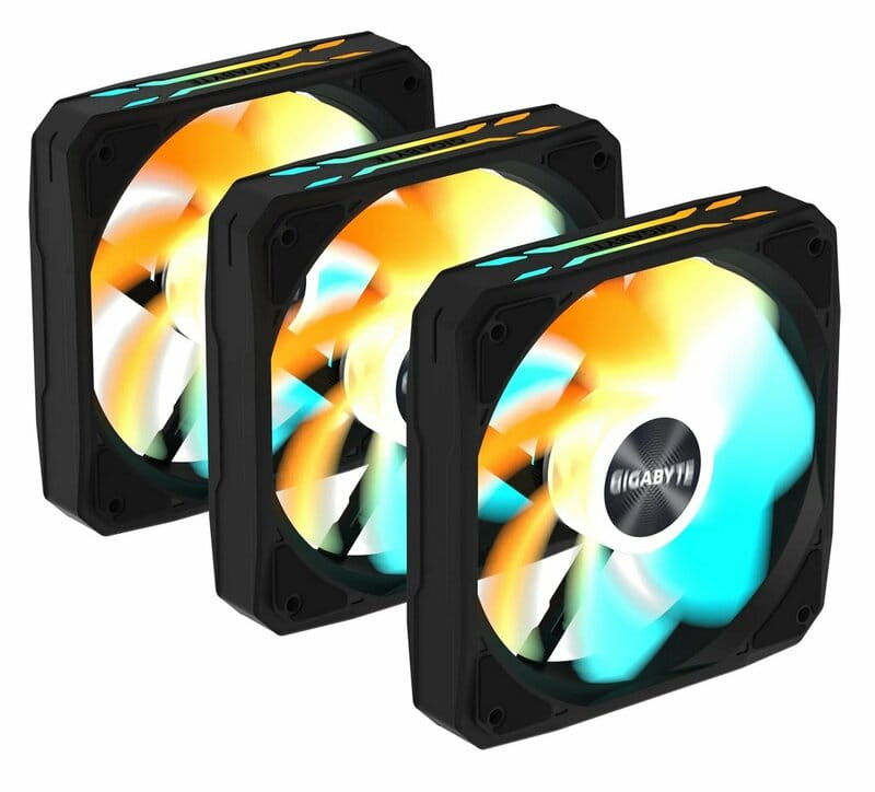Вентилятор Gigabyte EZ Chain RVS Fan 120 3-Pack Black (GP-GBT EZRVSFAN1203)