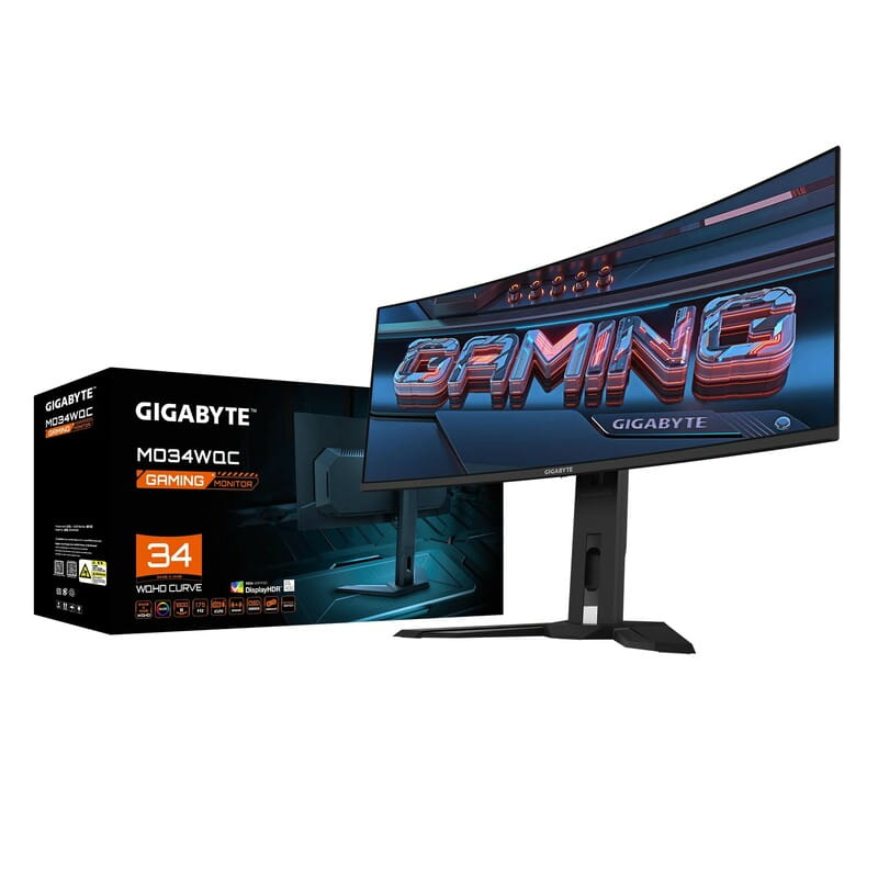 Монитор Gigabyte 34" MO34WQC OLED Black 175Hz Curved