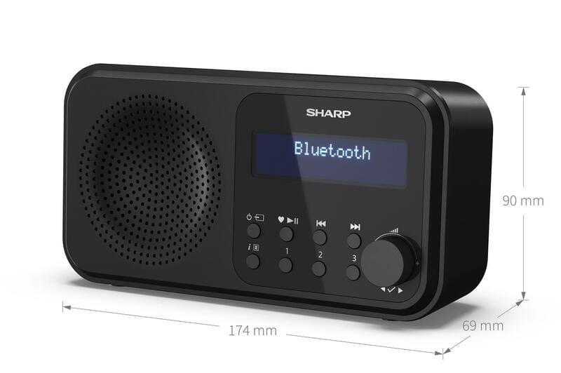 Радіоприймач Sharp DR-P420 Midnight Black (DR-P420(BK))