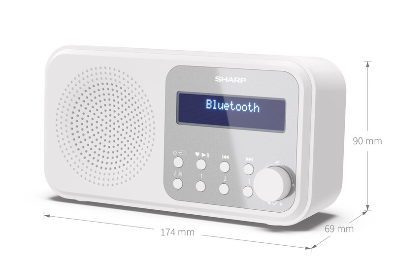 Радіоприймач Sharp DR-P420 Snowy White (DR-P420(WH))