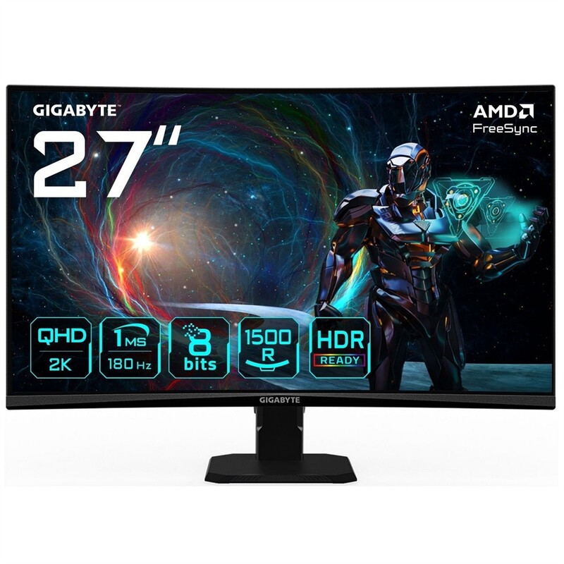 Монитор Gigabyte 27" GS27QCA VA Black 180Hz Curved