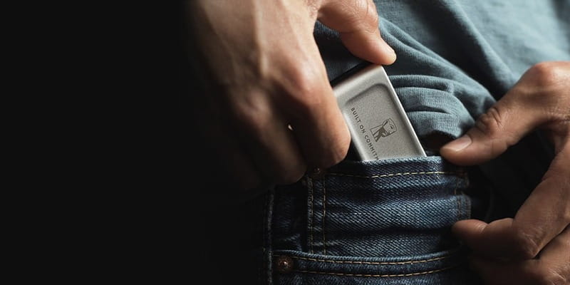 Накопичувач зовнішній SSD Portable 2ТB Kingston XS2000 BoC Silver (SXS2000/2000GA)
