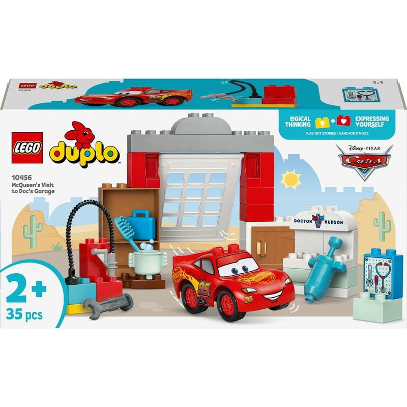 Конструктор LEGO Duplo Disney Визит МакКуина в гараж Дока (10456)