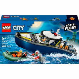 Конструктор LEGO City Переслідування на поліцейському катері (60456)