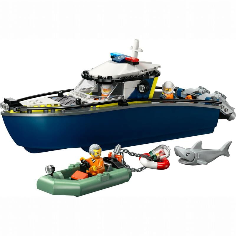 Конструктор LEGO City Переслідування на поліцейському катері (60456)