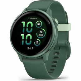 Смарт-годинник Garmin Vivoactive 6 Metallic Jasper Green with Jasper Green Silicone Band (010-02985-42)