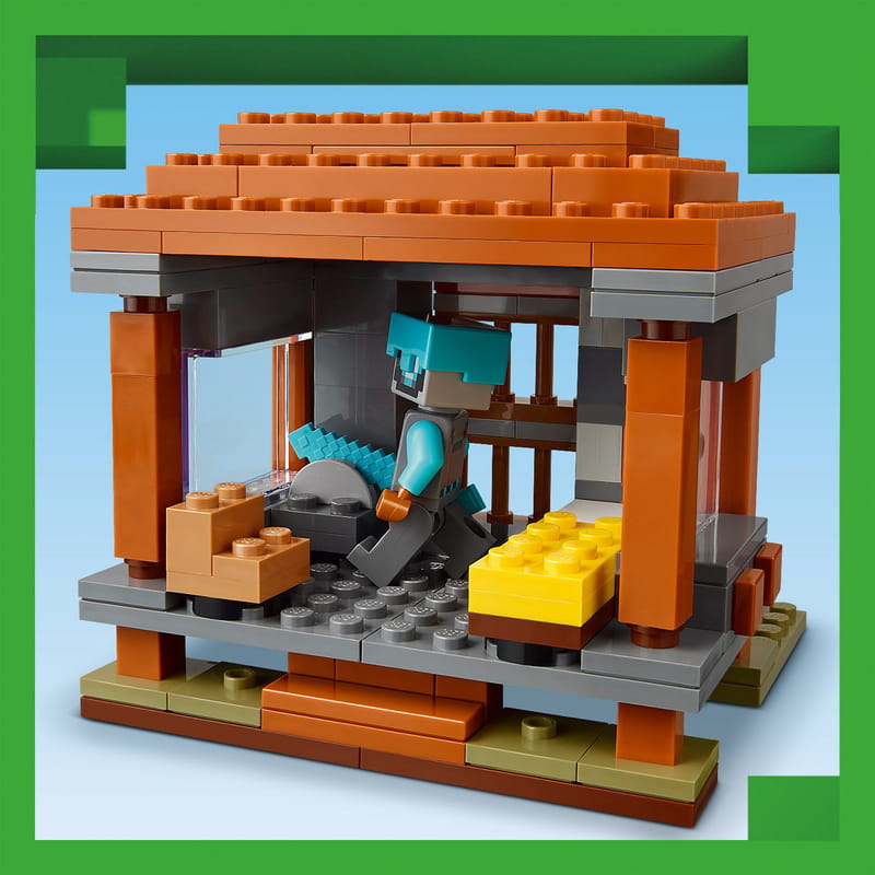 Конструктор LEGO Minecraft Аванпост розбійників та спустошувач (21278)